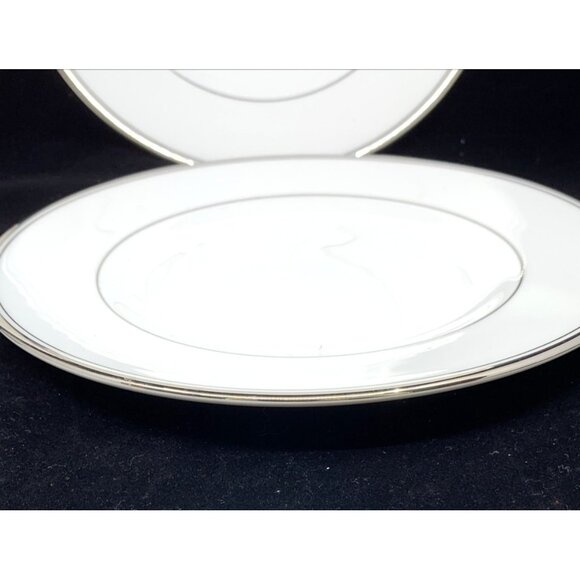 4 Waterford Kilbarry Platinum Salad Dessert Plates 8 1/8 Fine Bone China 2102488 - Picture 7 of 10